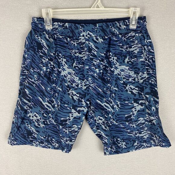 Lululemon Shorts  7” Waves Abstract LM7AYUS Swimming Trunks Men’s Size Small - Picture 1 of 8